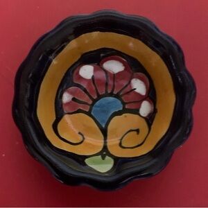 Vintage Mini Talavera  bowl/trinket tray